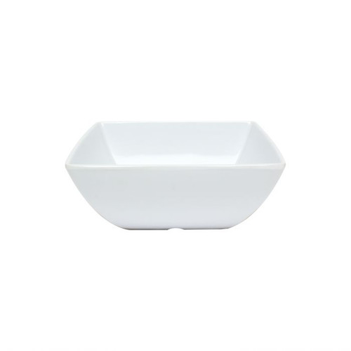 Thunder Group 69005WT 22 Oz. White Square Melamine Classic Bowl