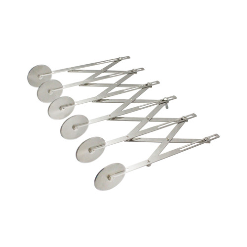 Thunder Group SLADD06 Stainless Steel 6-Wheel Lockable Dough Divider