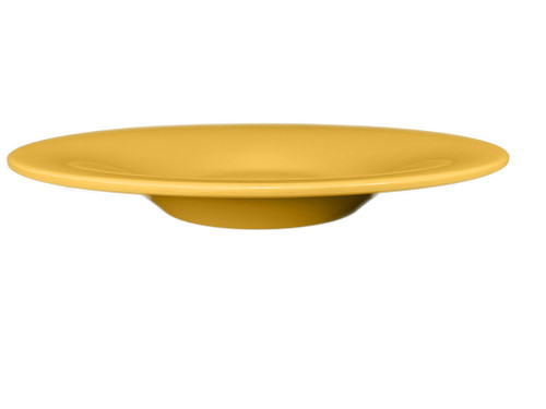 Thunder Group CR5810YW 12 Oz. Yellow Round Melamine Pasta Bowl