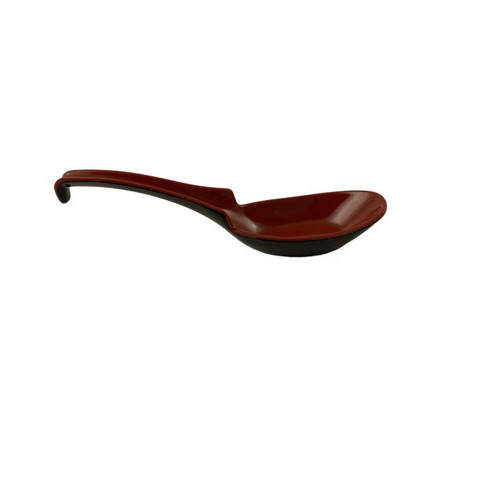 Thunder Group 7100JBR 1 Oz. Two-Tone Melamine Soba or Rice Spoon