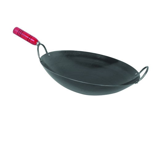 Thunder Group IRWC007 16" Dia. Iron 2 Handles Wok
