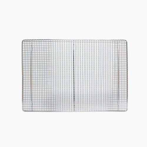 Thunder Group SLWG1624 23.75" W x 16.13" H Chrome Plated Wire Icing or Cooling Rack with Built-In Feet