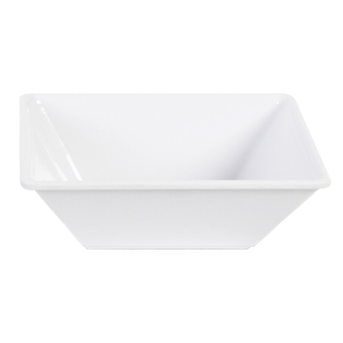 Thunder Group PS5008W 52 Oz. Passion White Square Melamine Bowl