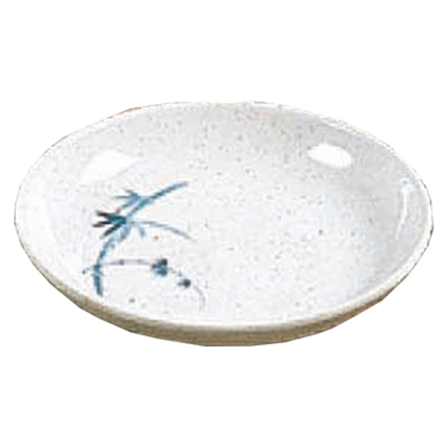 Thunder Group 102.8BB 2 Oz. Blue Bamboo Melamine Sauce Dish