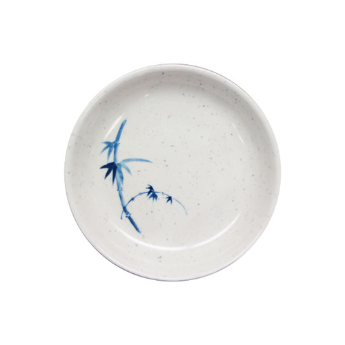 Thunder Group 102.8BB 2 Oz. Blue Bamboo Melamine Sauce Dish