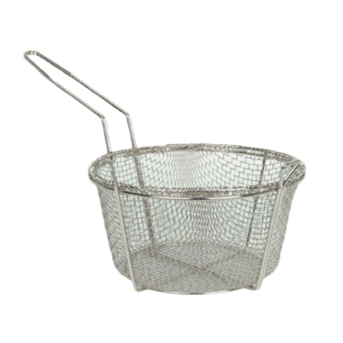 Thunder Group SLFB003 8.75" L Nickel Plated Steel Round Fry Basket