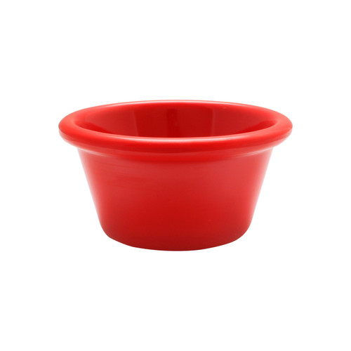 Thunder Group ML536PR1 2.5 Oz. Pure Red Melamine Round Smooth Ramekin