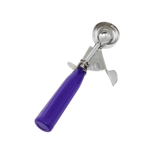 Thunder Group SLDS040 0.75 Oz. Orchid Stainless Steel Plastic Handle Disher