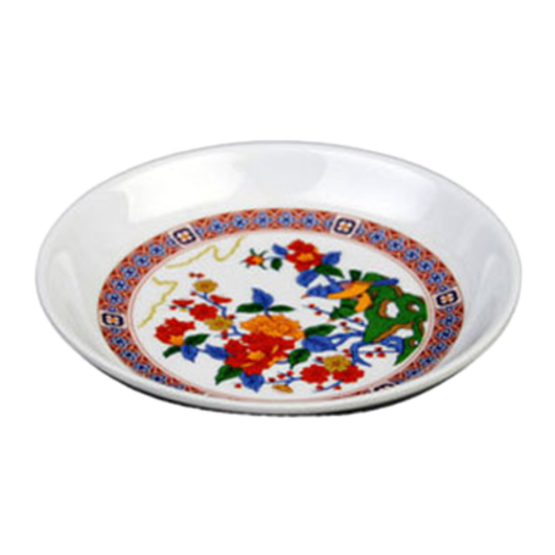 Thunder Group 1004TP 4 Oz. Melamine Peacock Round Plate