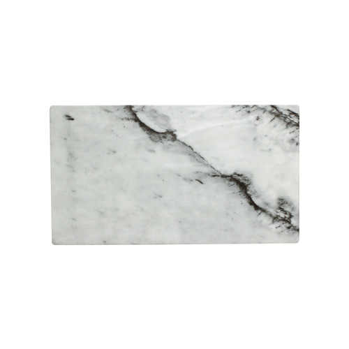 Thunder Group SB514W 14.75" W White Shadow Rectangular Melamine Serving Board
