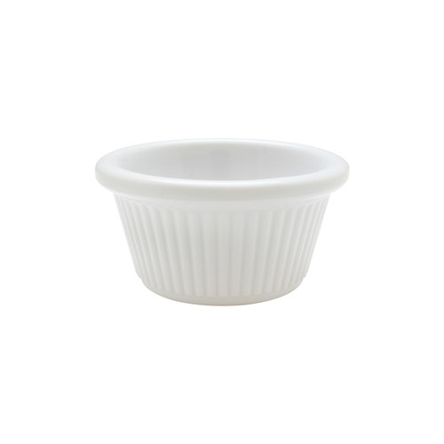 Thunder Group ML509W1R 2 Oz. White Round Melamine Ramekin