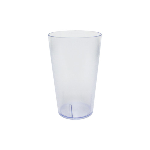 Thunder Group PLTHTB032C 32 Oz. Clear Plastic Textured Finish Tumbler