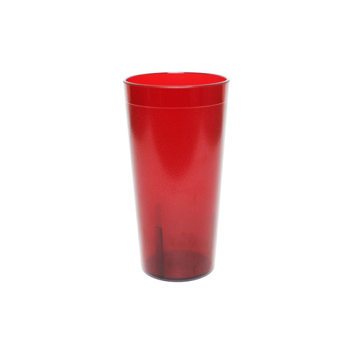 Thunder Group PLTHTB020R 20 Oz. Red Plastic Textured Finish Tumbler