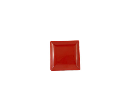 Thunder Group 29004PR Pure Red Melamine Square Plate