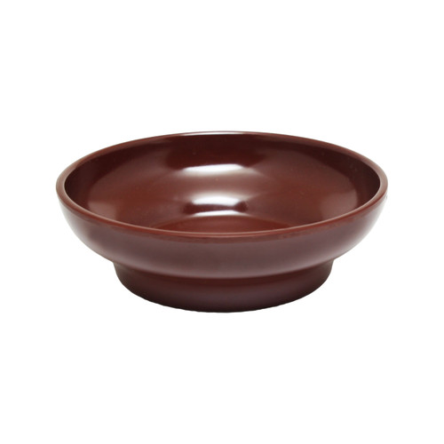 Thunder Group ML352C1 8 Oz. Chocolate Melamine Salsa Bowl