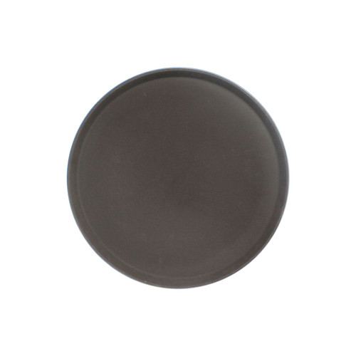 Thunder Group PLFT1600BR 16" Brown Fiber Glass Round Serving Tray