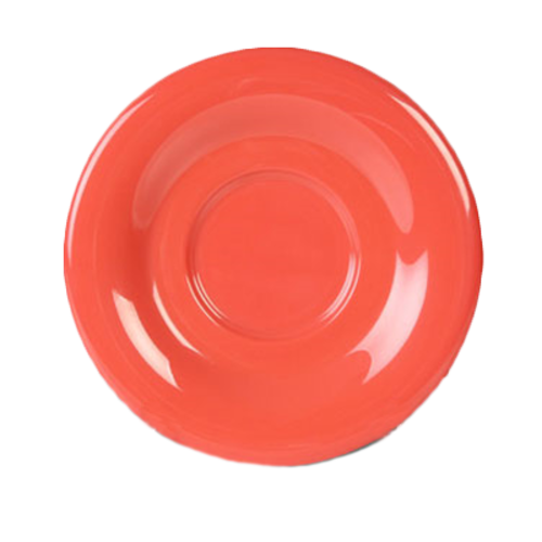 Thunder Group CR9108RD 5.5" Dia. Orange Melamine Saucer