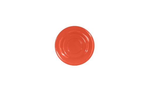 Thunder Group CR9108RD 5.5" Dia. Orange Melamine Saucer