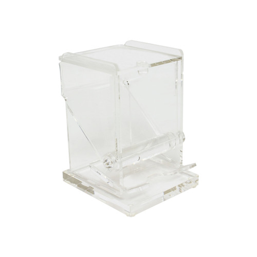 Thunder Group PLTD003 3.63" W Clear Acrylic Rectangular Toothpick Dispenser