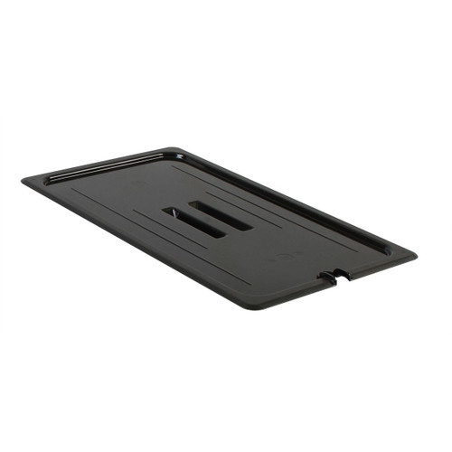 Thunder Group PLPA7000CSBK Full-Size Black Polycarbonate Food Pan Cover
