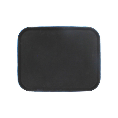 Thunder Group PLFT1418BK 14" Black Fiber Glass Rectangular Serving Tray