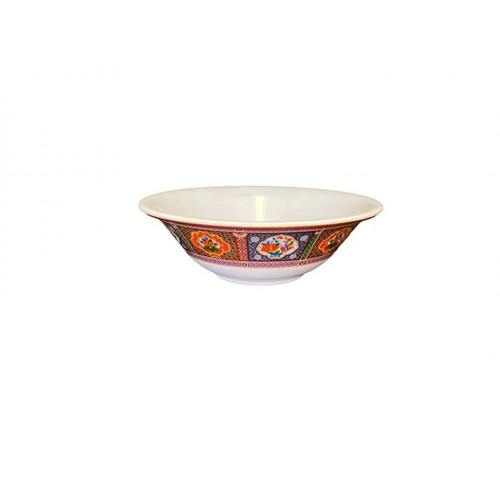 Thunder Group 5107TP 24 Oz. Melamine Peacock Deep Bowl