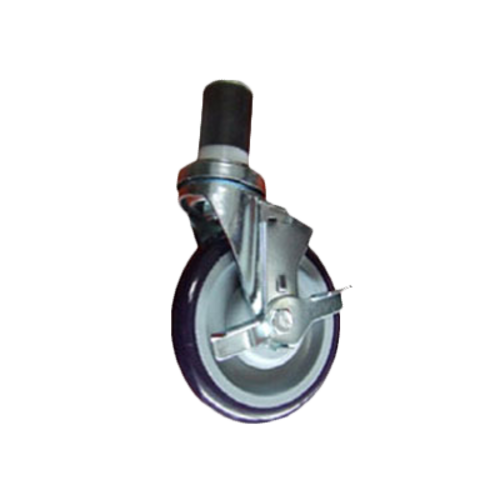Thunder Group SLWTC005B 5" Heavy Duty Stem Caster with Brake For Work Tables