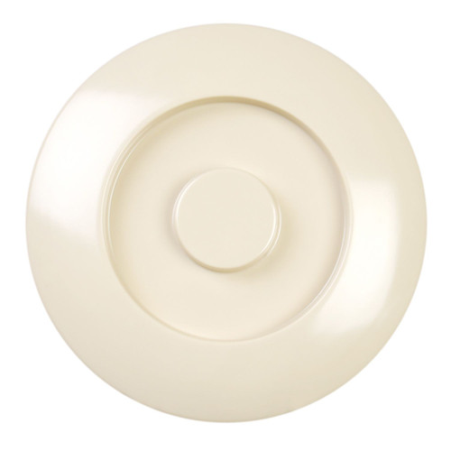Thunder Group NS608CT 8.25" Dia. NuStone Tan Melamine Tortilla or Divided Server Lid