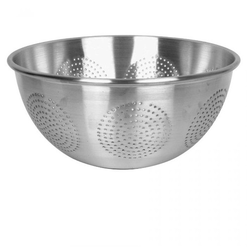 Thunder Group ALSKAC002 15 Qt. Aluminum Perforated without Handles Colander