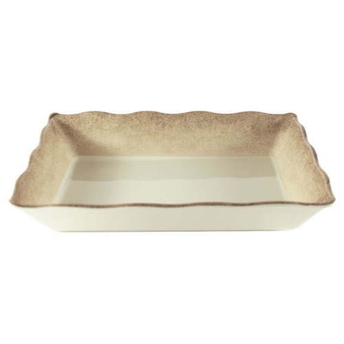 Thunder Group SD3314J 96 Oz. Jazz Rectangular Melamine Bowl and Tray
