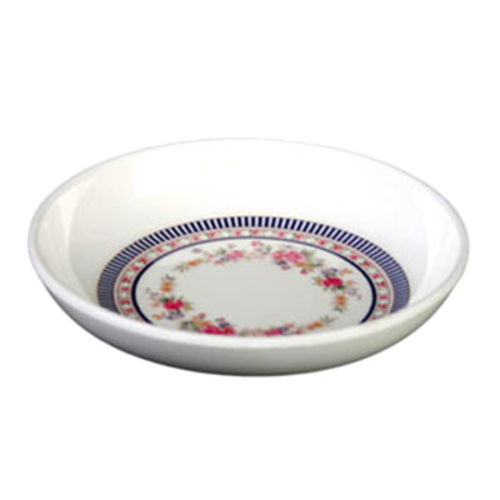 Thunder Group 1003AR 3 Oz. Melamine Rose Sauce Dish