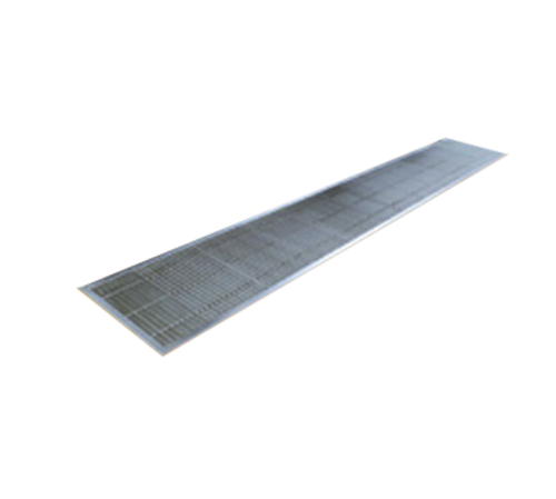 Eagle Group ASFT-1896-SG 96" W x 18" D Stainless Steel 14 Ga. Anti-Splash Floor Trough
