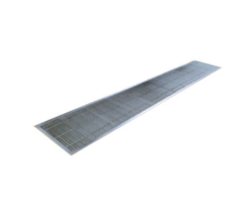 Eagle Group ASFT-1896-SG 96" W x 18" D Stainless Steel 14 Ga. Anti-Splash Floor Trough