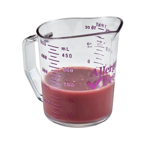 Cambro 50MCCW441 1 Pt. Clear Polycarbonate Camwear Measuring Cup - 12/Case
