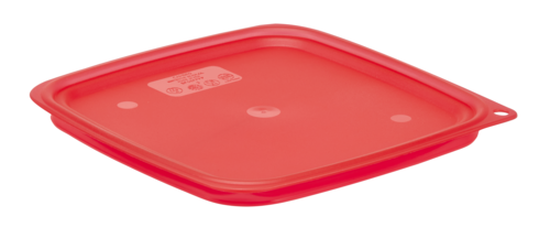 Cambro SFC6FPPP266 Red Polyethylene Square Cover