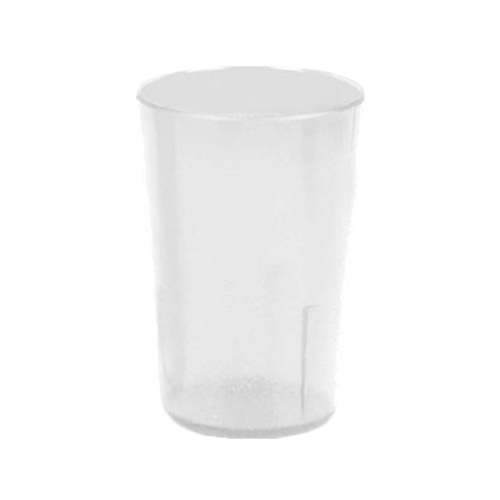 Thunder Group PLTHTB008C 8 Oz. Clear Plastic Textured Finish Tumbler