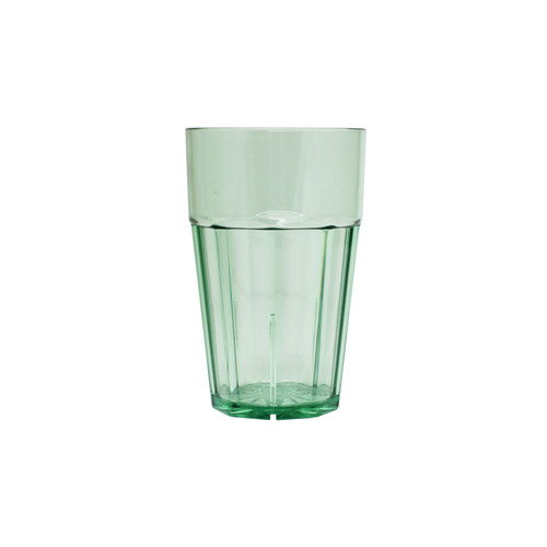 Thunder Group PLPCTB112GR 12 Oz. Green Polycarbonate Diamond Tumbler