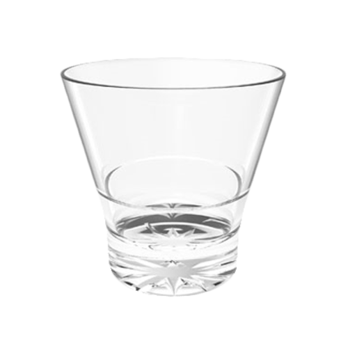 Thunder Group PLTHRG208C 8 Oz. Clear Polycarbonate Rock Glass