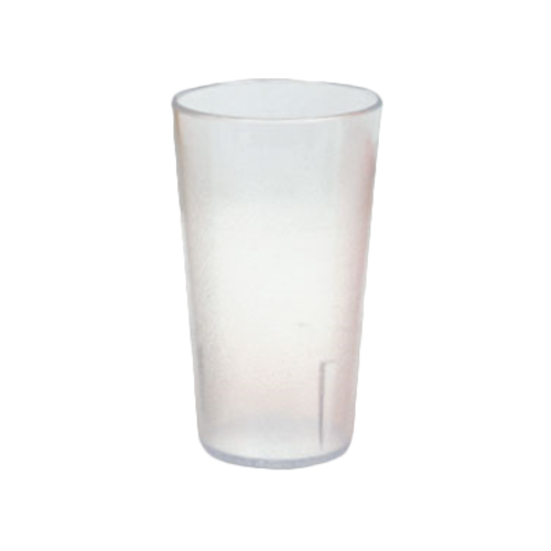Thunder Group PLTHTB012C 12 Oz. Clear Plastic Textured Finish Tumbler