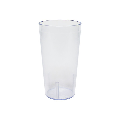 Thunder Group PLTHTB012C 12 Oz. Clear Plastic Textured Finish Tumbler