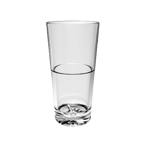 Thunder Group PLTHST212C 12 Oz. Clear Polycarbonate Smooth Finish Tumbler