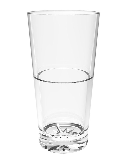 Thunder Group PLTHST212C 12 Oz. Clear Polycarbonate Smooth Finish Tumbler