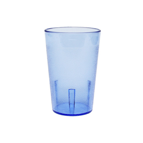 Thunder Group PLTHTB010B 9.5 Oz. Blue Plastic Textured Finish Tumbler