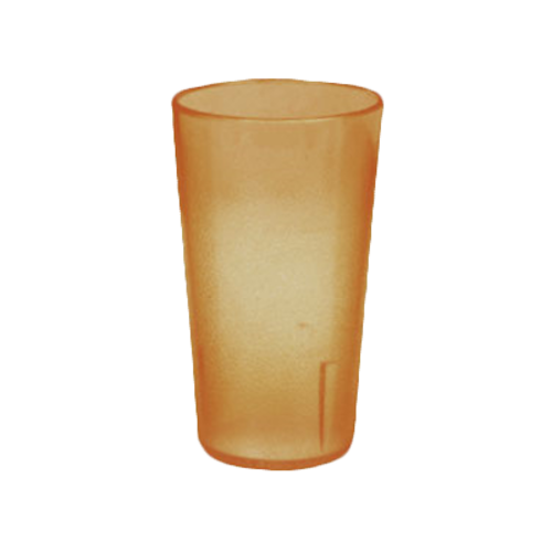 Thunder Group PLTHTB012A 12 Oz. Amber Plastic Textured Finish Tumbler
