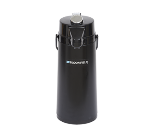Bloomfield 7763-ALB 2.2 Liter Glass Liner Black Metal Body Lever Type Airpot