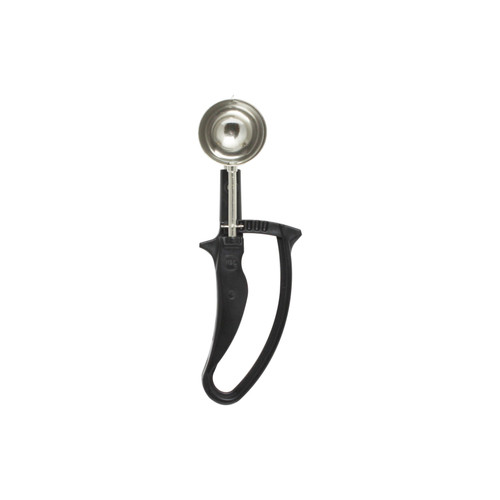 Thunder Group SLDS230G 1 Oz. #30 Black Stainless Steel Plastic Handle Disher