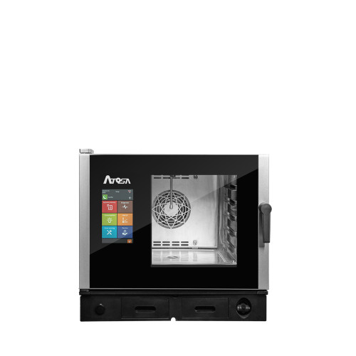 Atosa USA, Inc. AEC-0511 E 5 Half Size Pan Smart Touch Electric Boiler Free Atosa Combi Oven - 208-240 Volts 3 Phase