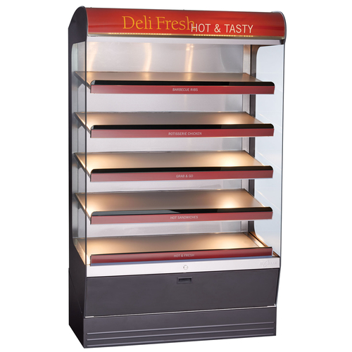 Alto-Shaam HSM-48/5S/T 48" W Self Service 5 Shelves HSM Series Hot Food Merchandiser - 208/240 Volts