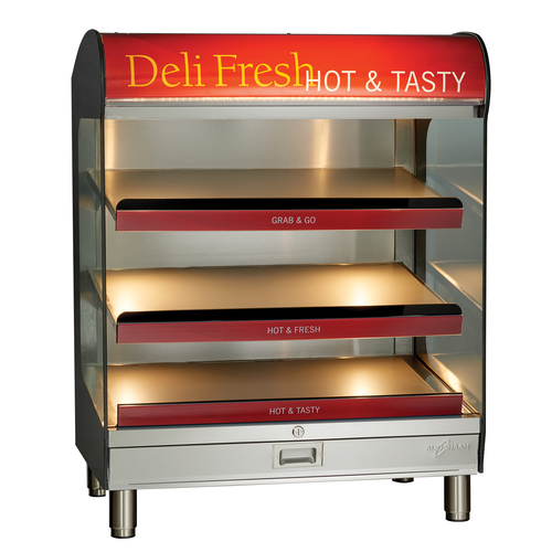 Alto-Shaam HSM-36/3S/T 36" W Countertop Self-Service HSM Series Hot Food Merchandiser - 120 Volts