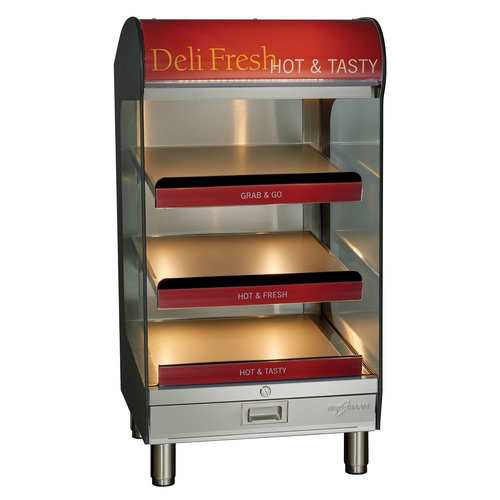 Alto-Shaam HSM-24/3S/T 24" W Countertop Self-Service HSM Series Hot Food Merchandiser - 120 Volts